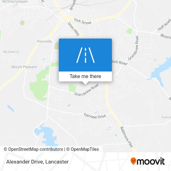 Mapa de Alexander Drive