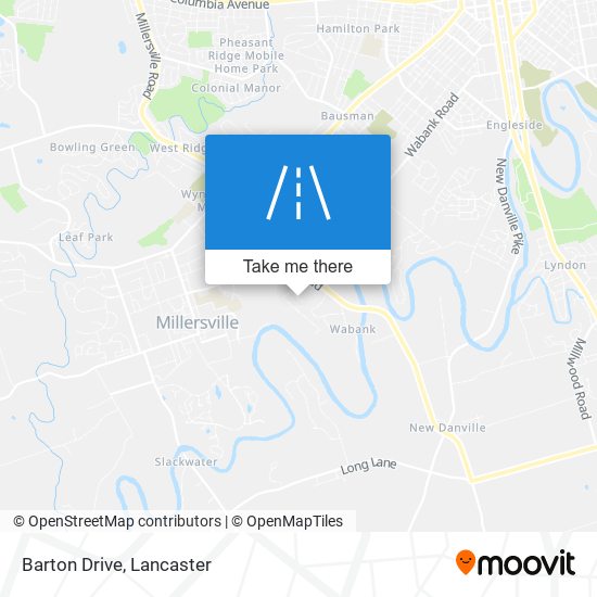 Barton Drive map