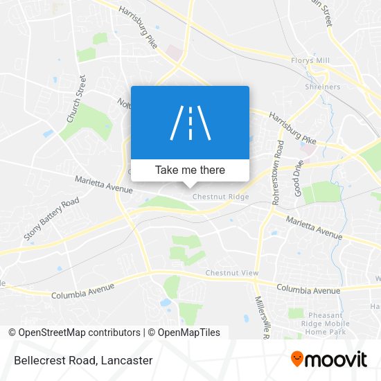 Mapa de Bellecrest Road