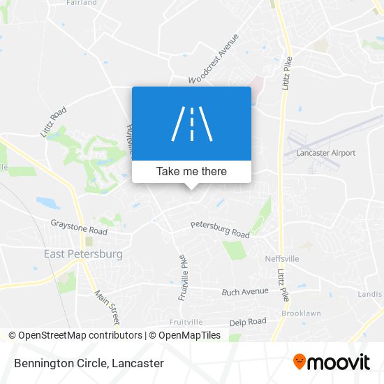 Bennington Circle map
