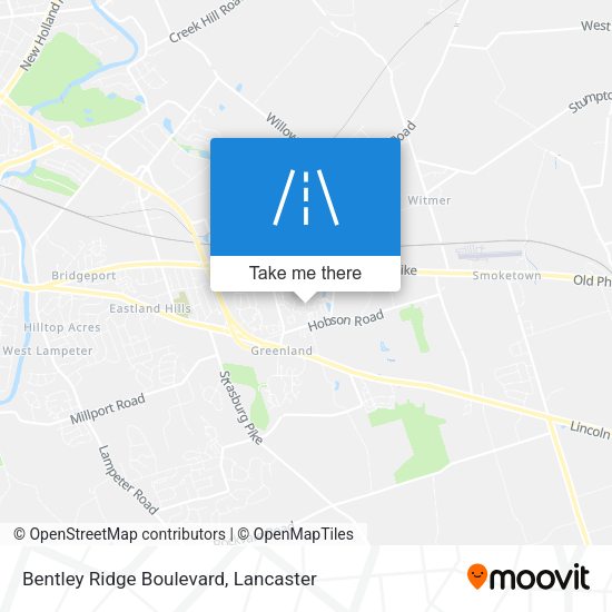 Mapa de Bentley Ridge Boulevard