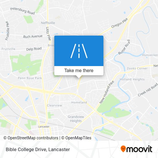 Bible College Drive map