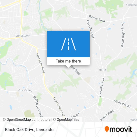 Mapa de Black Oak Drive