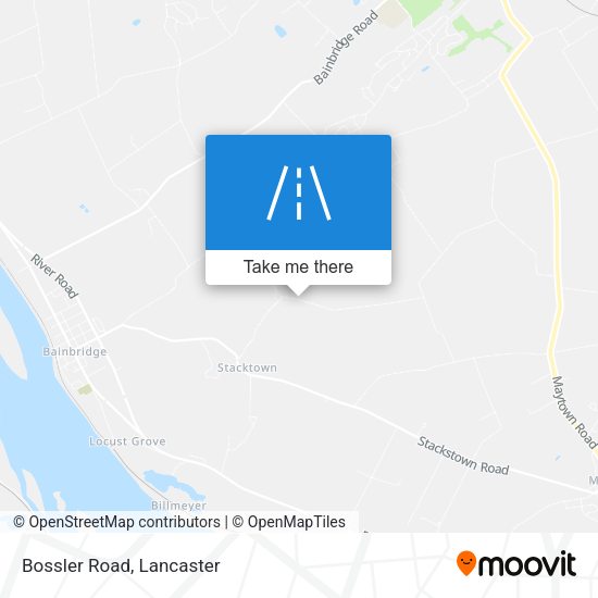 Bossler Road map