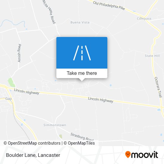 Mapa de Boulder Lane