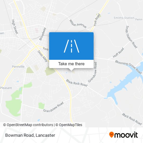 Mapa de Bowman Road