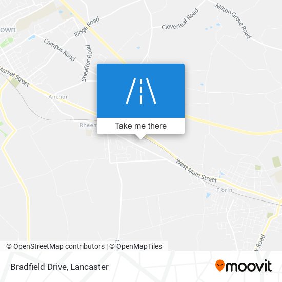 Bradfield Drive map