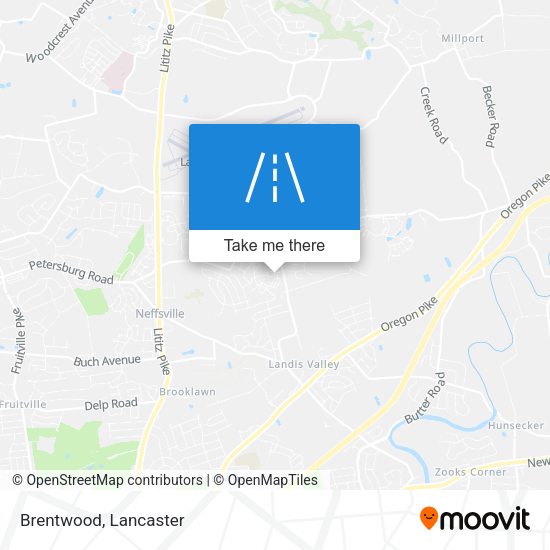 Brentwood map