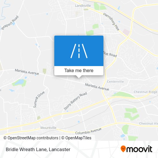 Mapa de Bridle Wreath Lane