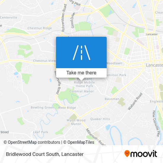Bridlewood Court South map