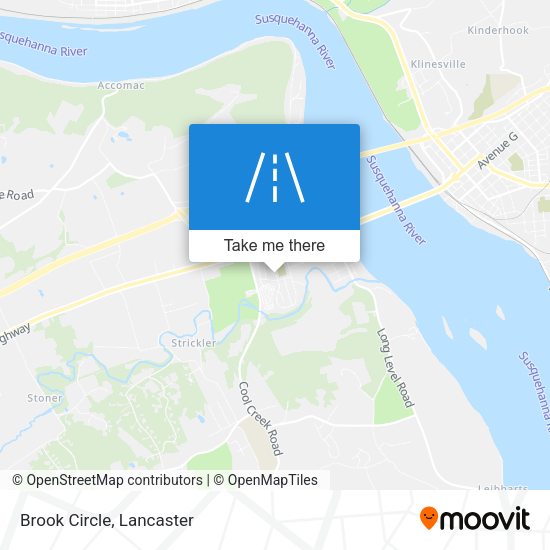 Mapa de Brook Circle