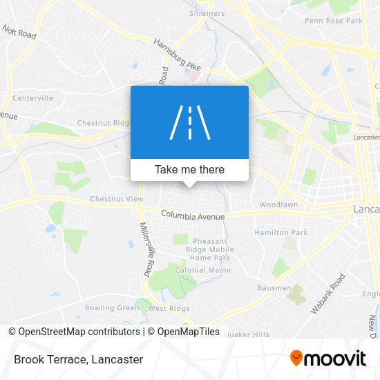 Brook Terrace map