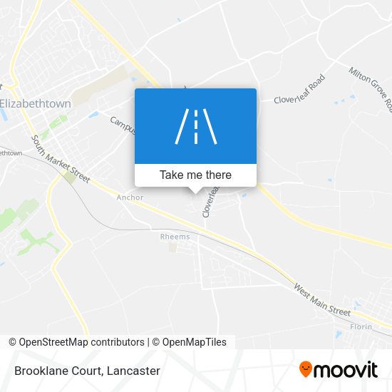 Mapa de Brooklane Court