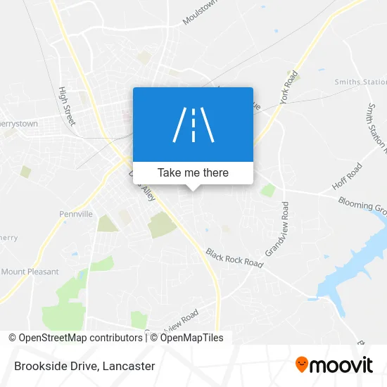 Brookside Drive map