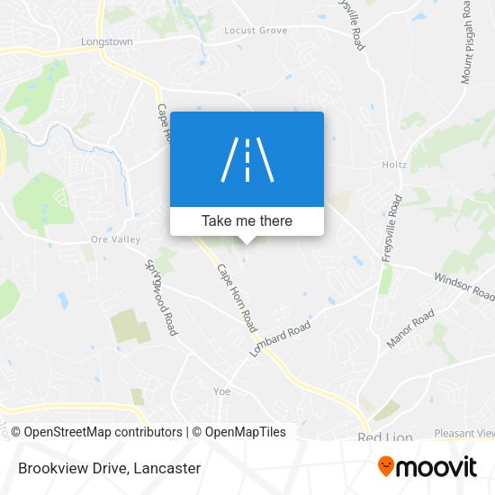 Brookview Drive map