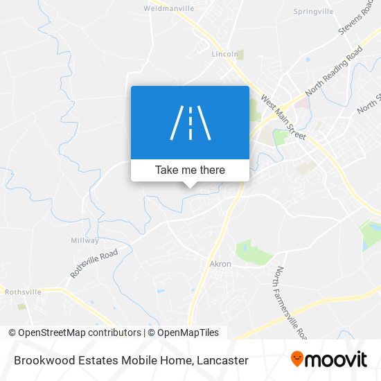 Brookwood Estates Mobile Home map