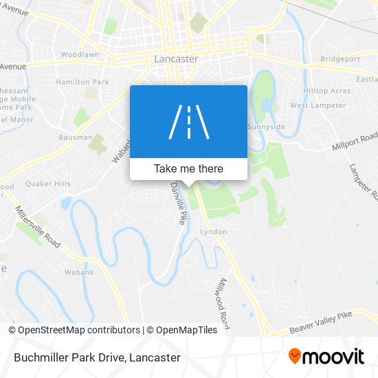 Buchmiller Park Drive map