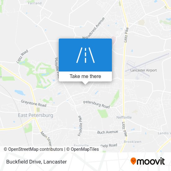 Mapa de Buckfield Drive