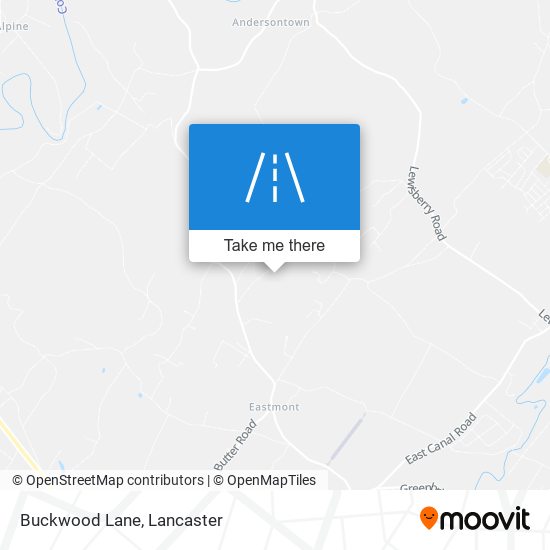 Buckwood Lane map