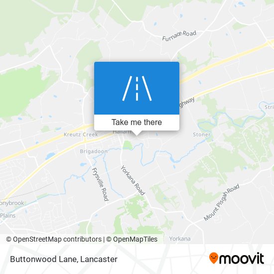 Buttonwood Lane map
