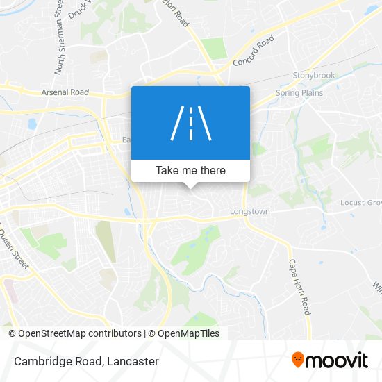 Cambridge Road map