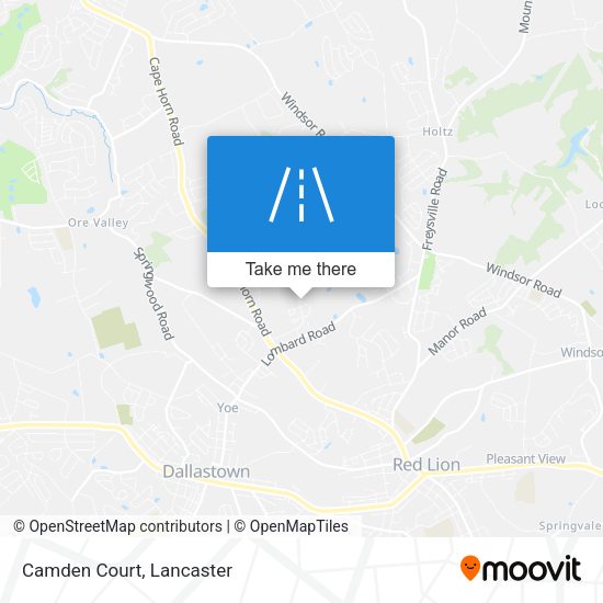 Mapa de Camden Court
