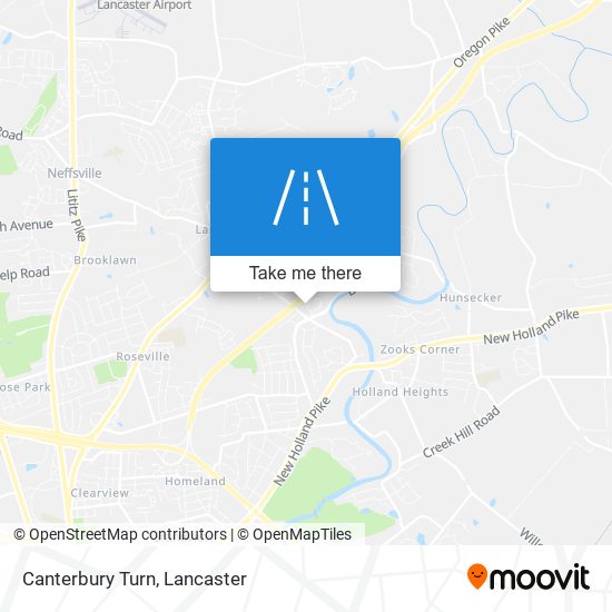 Mapa de Canterbury Turn