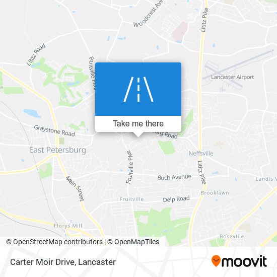 Carter Moir Drive map