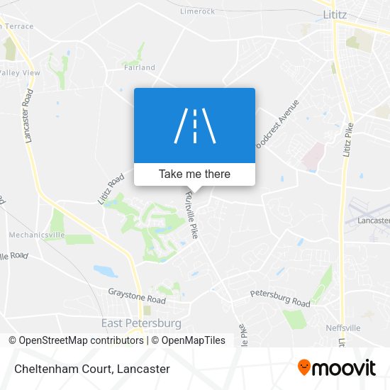 Mapa de Cheltenham Court