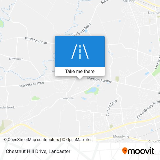 Mapa de Chestnut Hill Drive