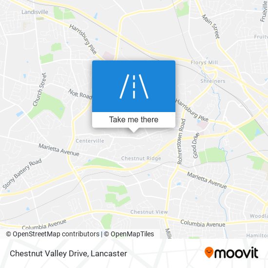 Chestnut Valley Drive map