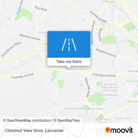 Chestnut View Drive map