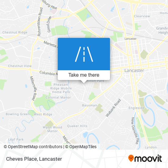 Cheves Place map