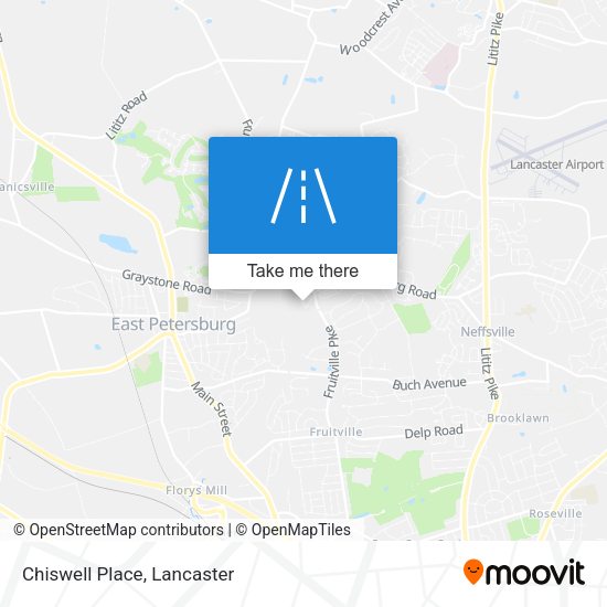 Mapa de Chiswell Place