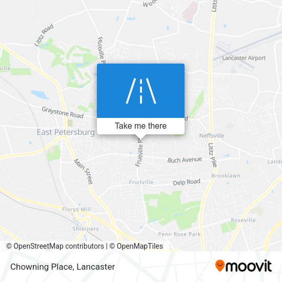 Mapa de Chowning Place