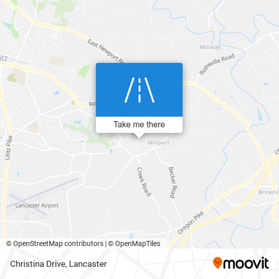 Christina Drive map