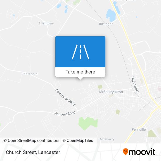 Mapa de Church Street