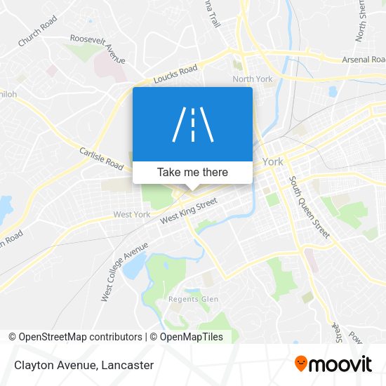 Mapa de Clayton Avenue