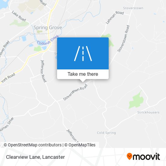 Clearview Lane map