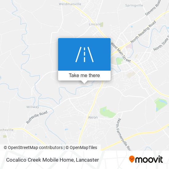 Cocalico Creek Mobile Home map