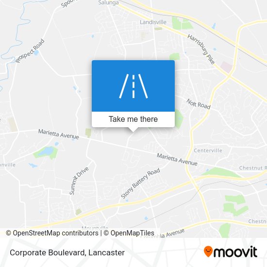 Corporate Boulevard map