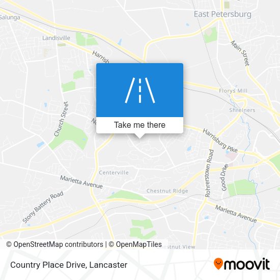 Country Place Drive map