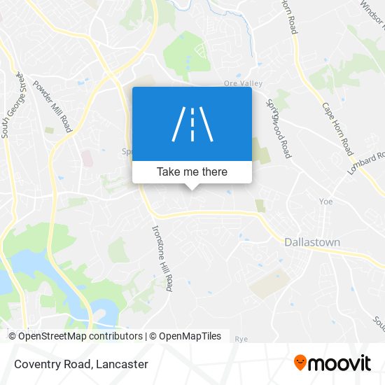 Mapa de Coventry Road