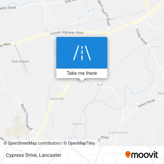 Mapa de Cypress Drive
