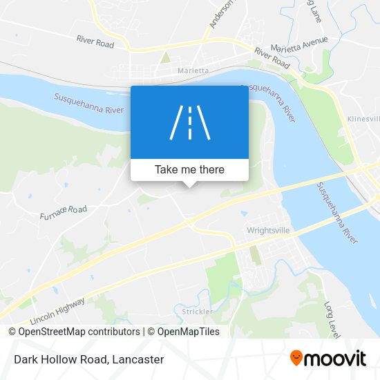 Mapa de Dark Hollow Road