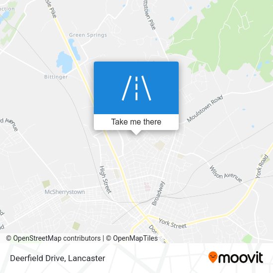 Mapa de Deerfield Drive