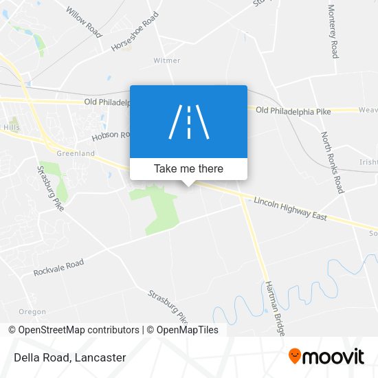 Mapa de Della Road