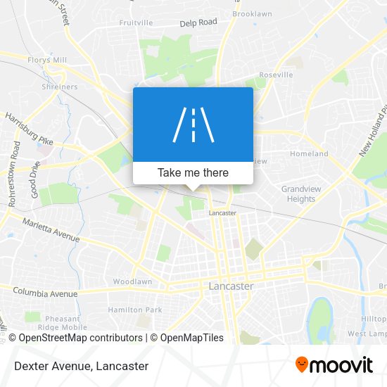 Mapa de Dexter Avenue