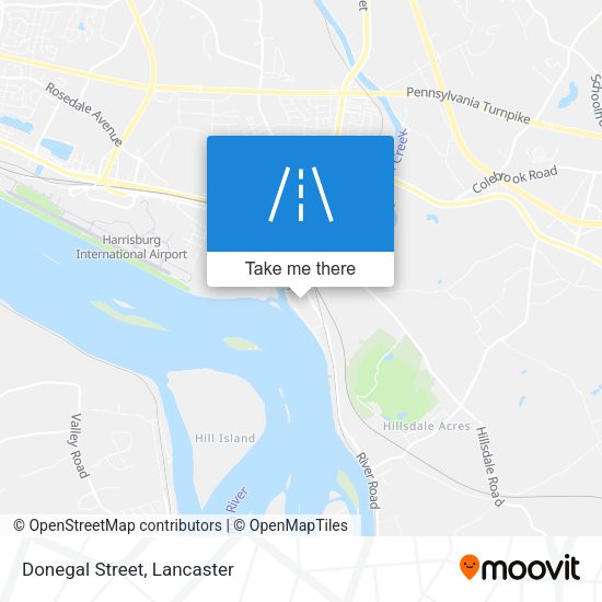 Mapa de Donegal Street