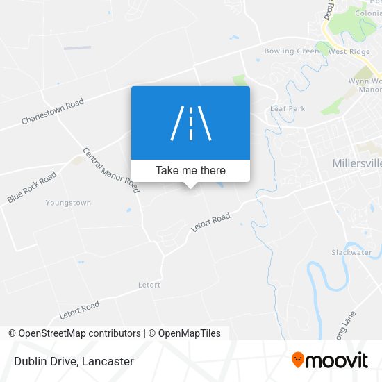 Mapa de Dublin Drive